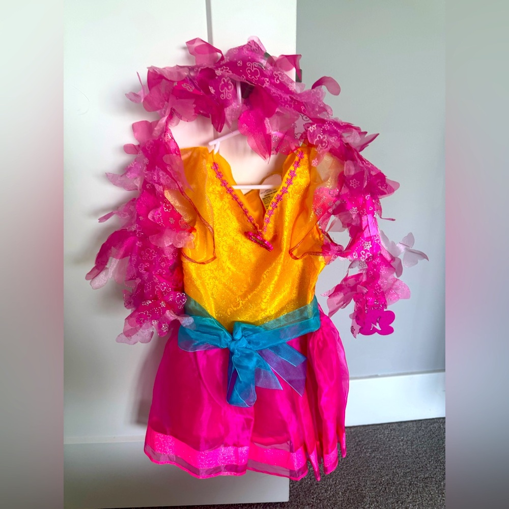 Fancy Nancy Girls Costume Dress - Size 4-6x